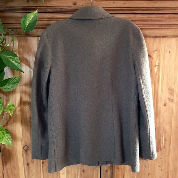 Talbots Olive Alpaca/Wool Jacket - Picture 4 of 11